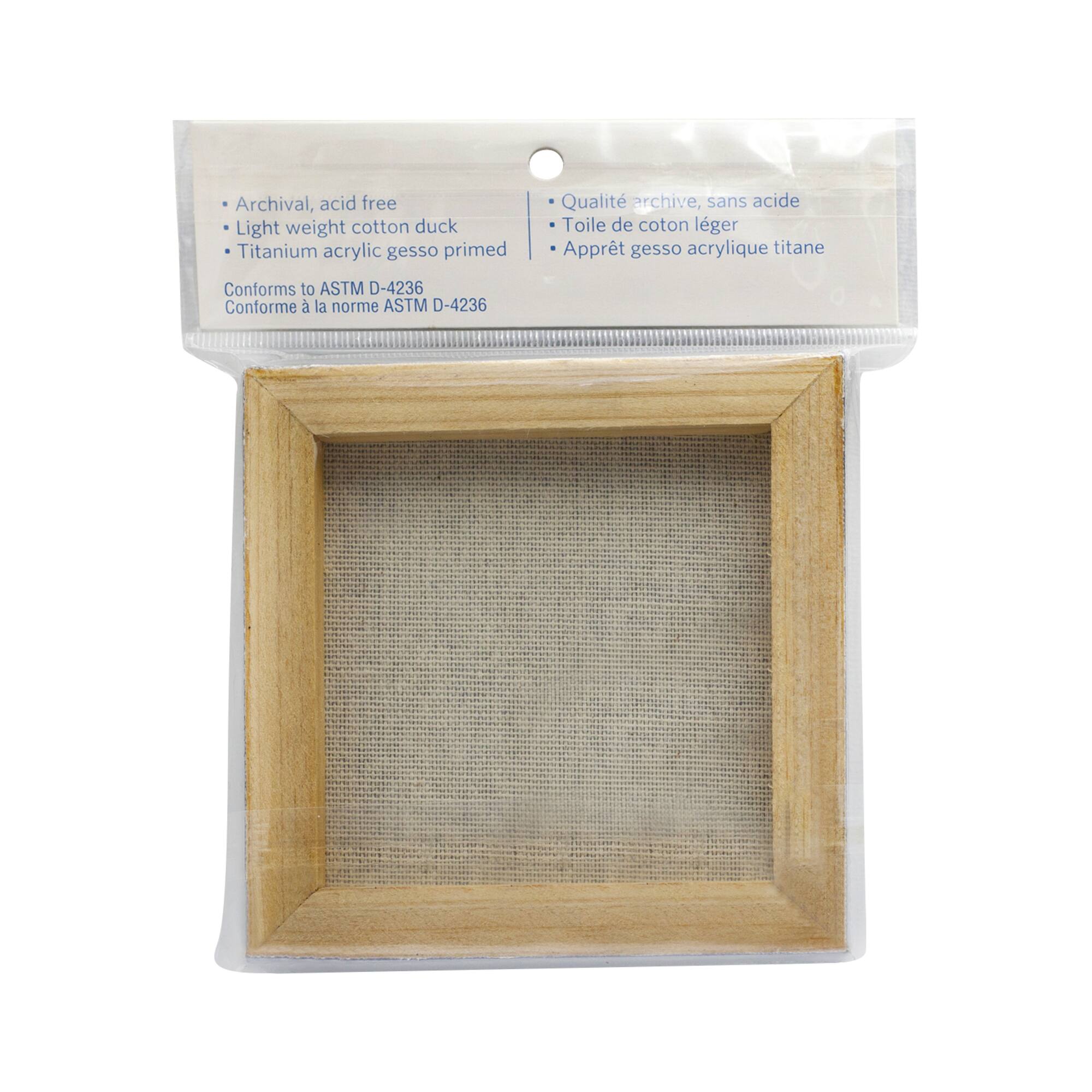 2 Pack 4" x 4" Mini Canvas by Artist's Loft™ Necessities